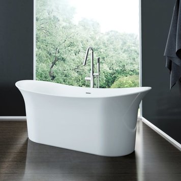 Bain Signature Bain Signature Vivian 66" Freestanding Tub- White