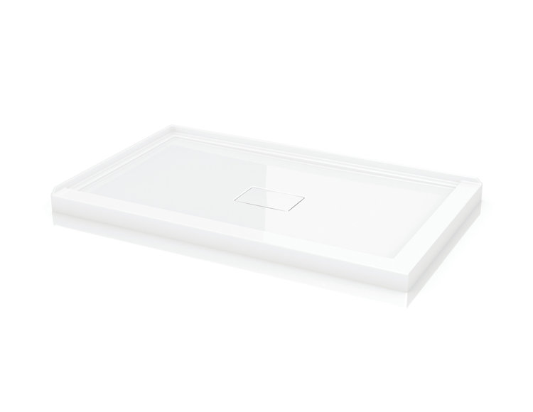 Fleurco Fleurco 48"x42" Shower Base Corner Acrylic White