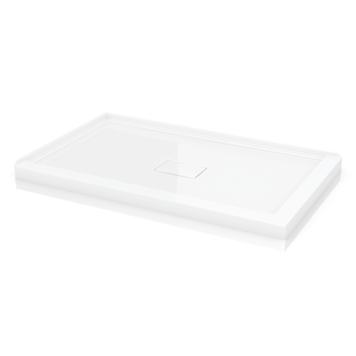 Fleurco Fleurco 54"x36" Left Corner Shower Base White