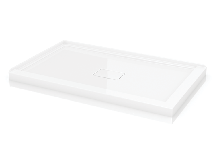 Fleurco Fleurco 54"x36" Left Corner Shower Base White