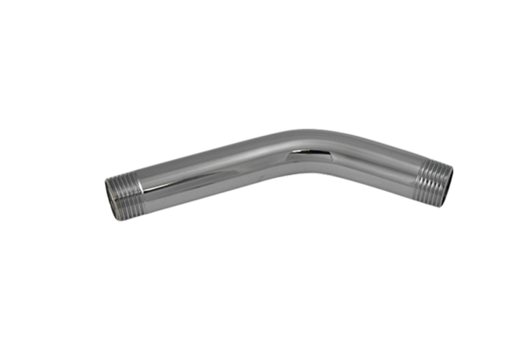 6" 45 deg Shower Arm and Flange- Chrome