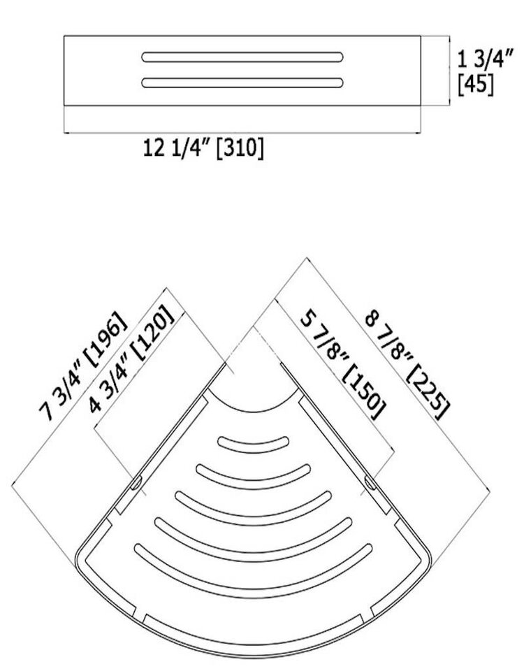 LalOO Laloo Corner Shower Caddy
