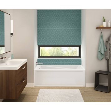 Maax Maax Exhibit 60"x32" Acrylic Tub White Left Drain