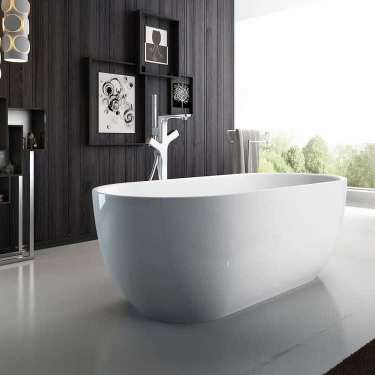 Bain Signature Bain Signature Lily 67" Freestanding Tub- Matte White