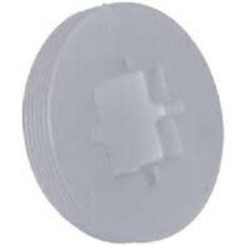 4" PVC Sewer Cleanout Plug Flush