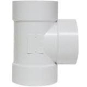 4" PVC SEWER STRAIGHT TEE- BDS
