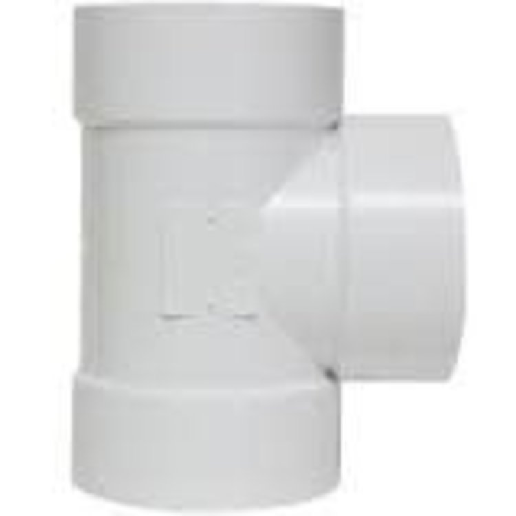 4" PVC SEWER STRAIGHT TEE- BDS