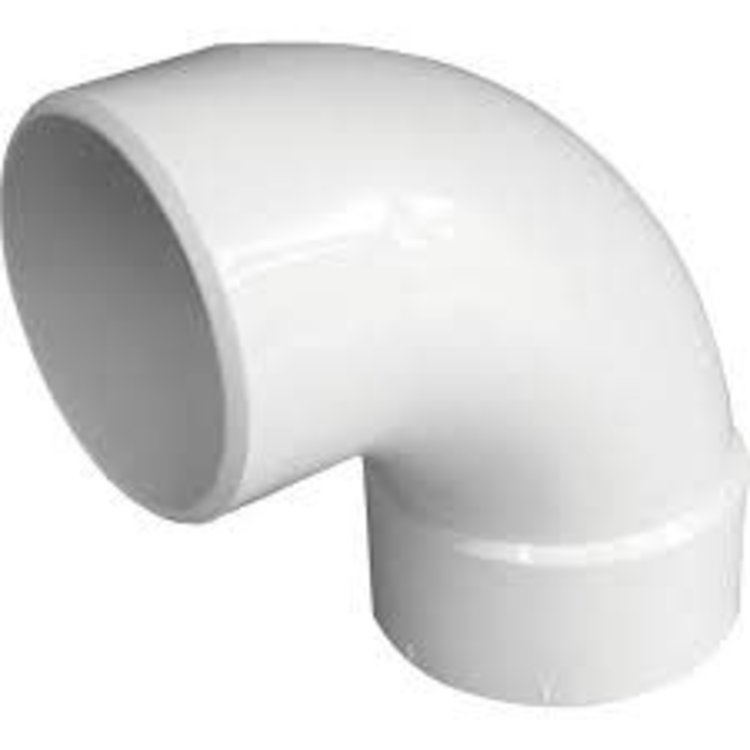 4" PVC SEWER 90' STREET ELBOW