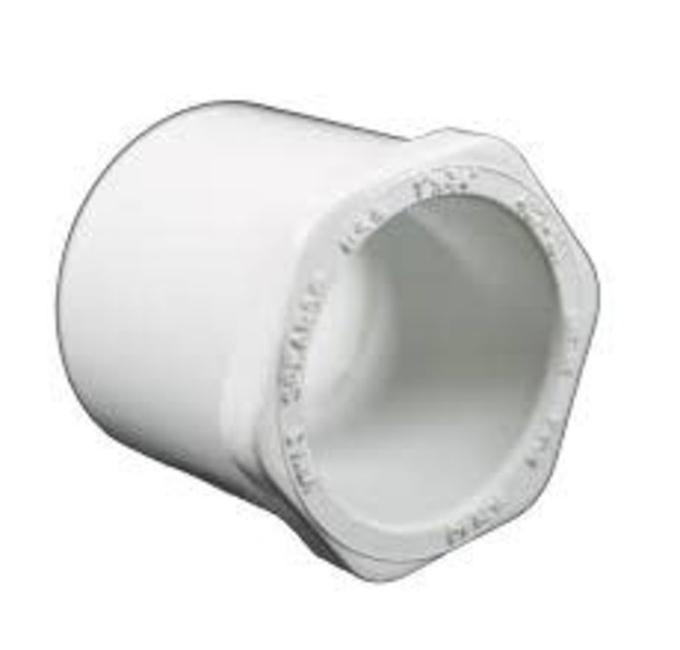 1" x 1/2" PVC SxS Bushing