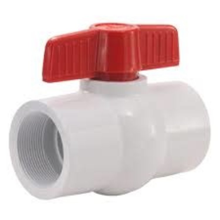 1-1/2" PVC Threaded Ball Valve