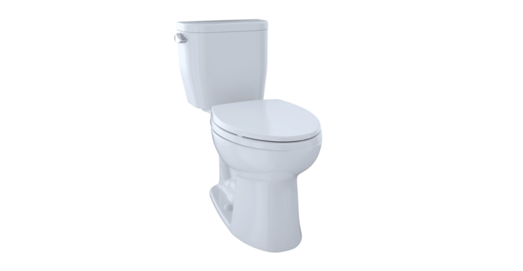 Toto Toto Entrada Right Height Elongated Toilet White w/ Seat