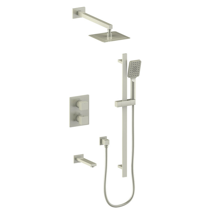 Vogt Vogt Kapfenberg- 3-Way Thermostatic Shower Kit w/ 8" Rainhead