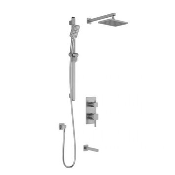 Kalia Kalia SquareOne TD3 Thermostatic Shower Kit Chrome