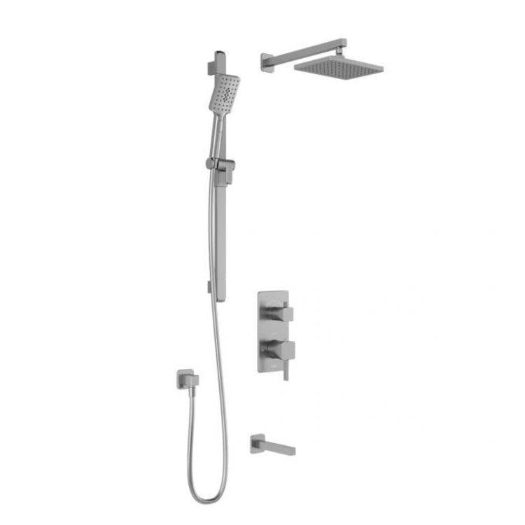 Kalia Kalia Square One TD3 Thermostatic Shower Kit Chrome