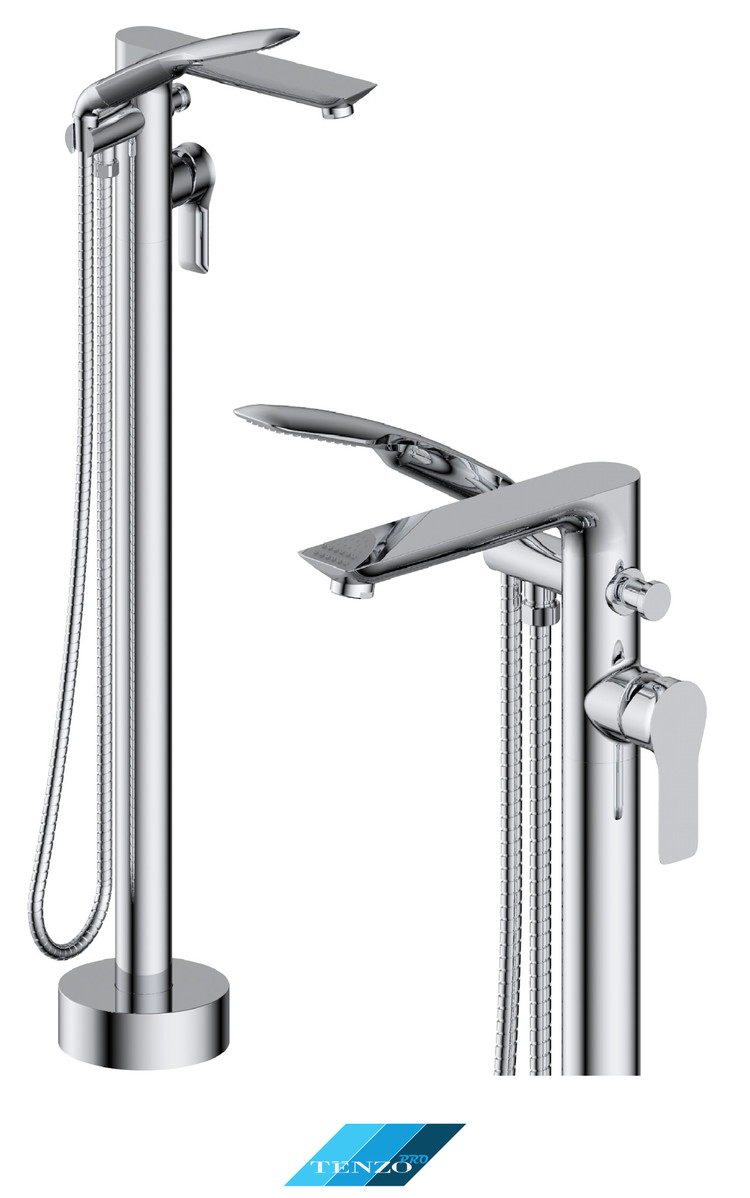 Tenzo Tenzo Pro Galia Freestanding Tub Filler