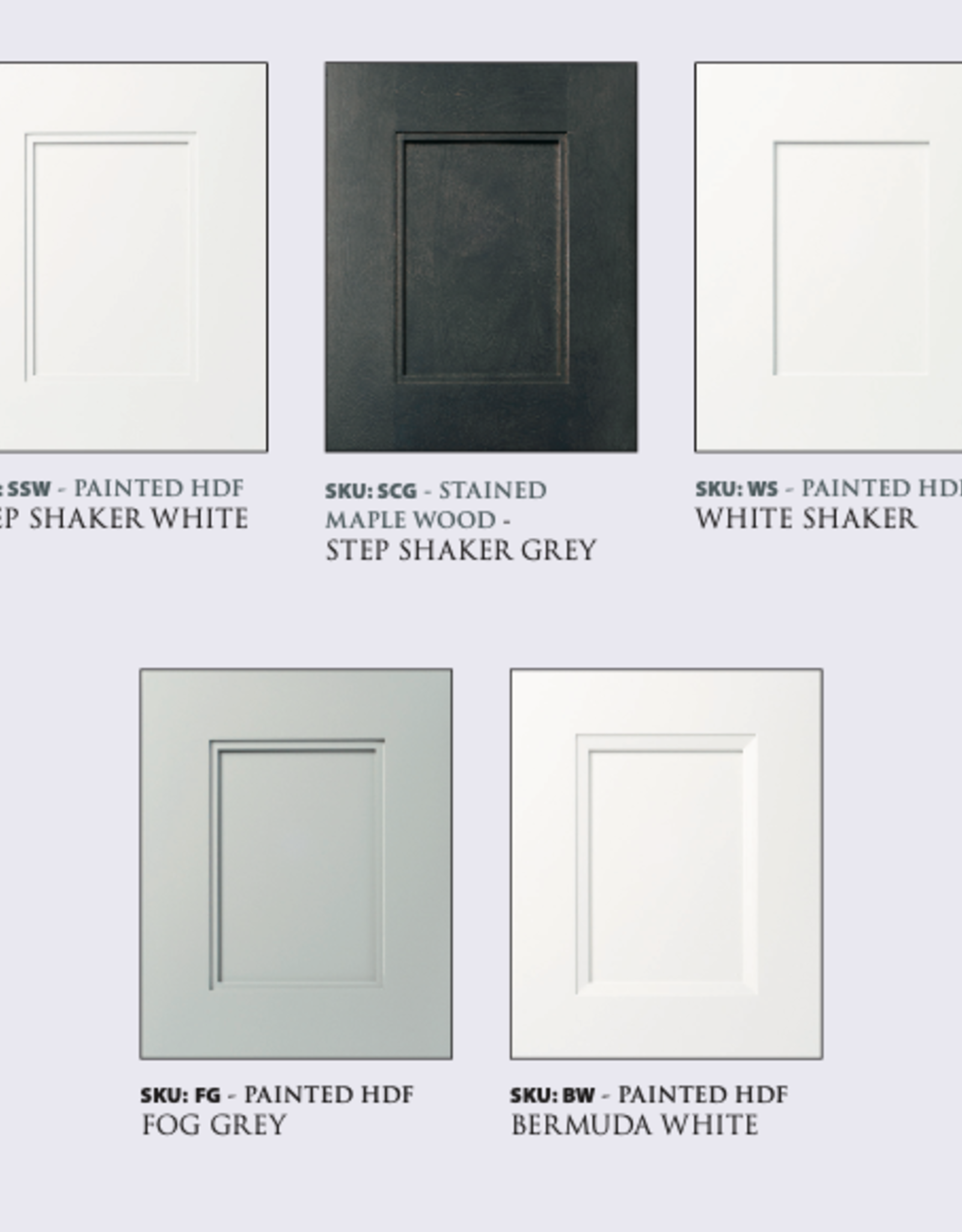 Classic Brand Cabinetry ACCESSORIES - FLAT SKIN PANEL