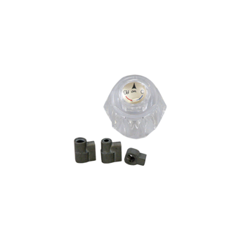 Delta Acrylic Shower Handle Scald Guard/Monitor