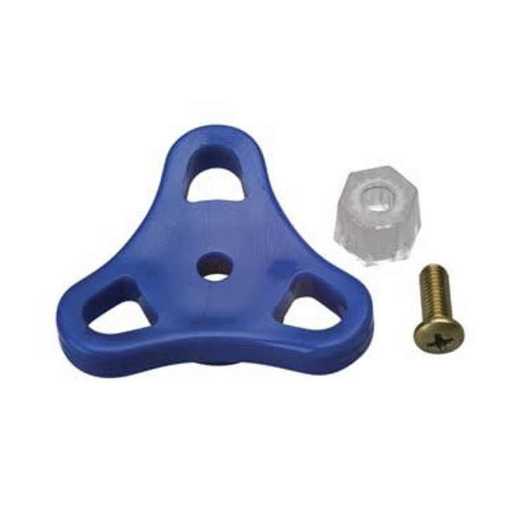 Lyncar Blue Emco Laundry Faucet Handle For Hydrant and Valves