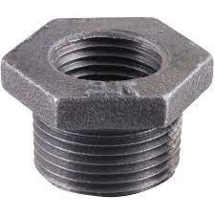 3/8" x 1/4" Black Iron Bushing