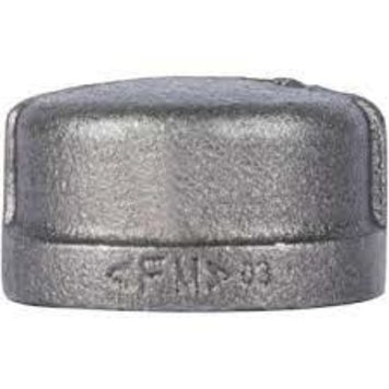 1-1/2" Black Iron Cap