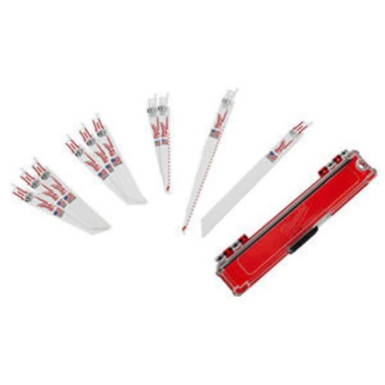 Milwaukee 10 pc Sawzall Blade Kit