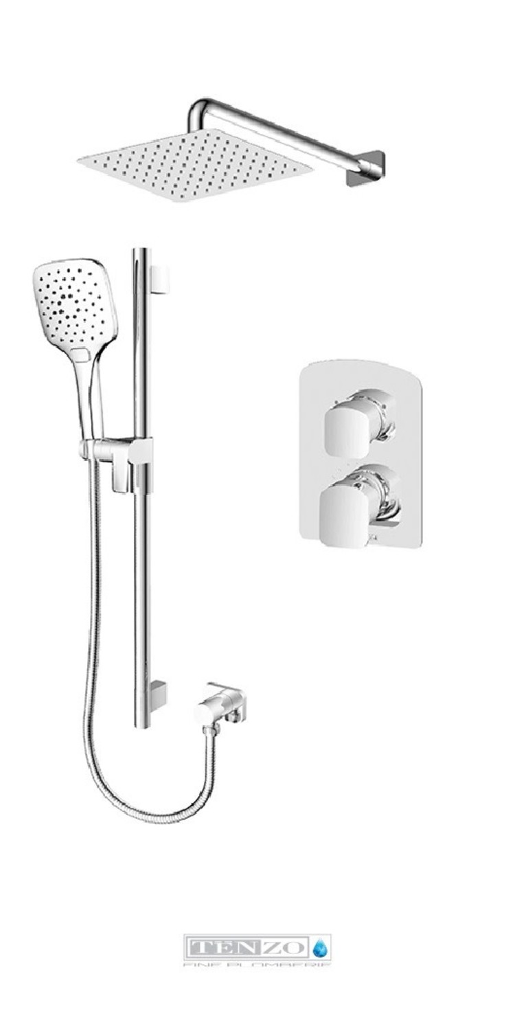 Tenzo Tenzo Delano Thermostatic 2-Way Shower Kit