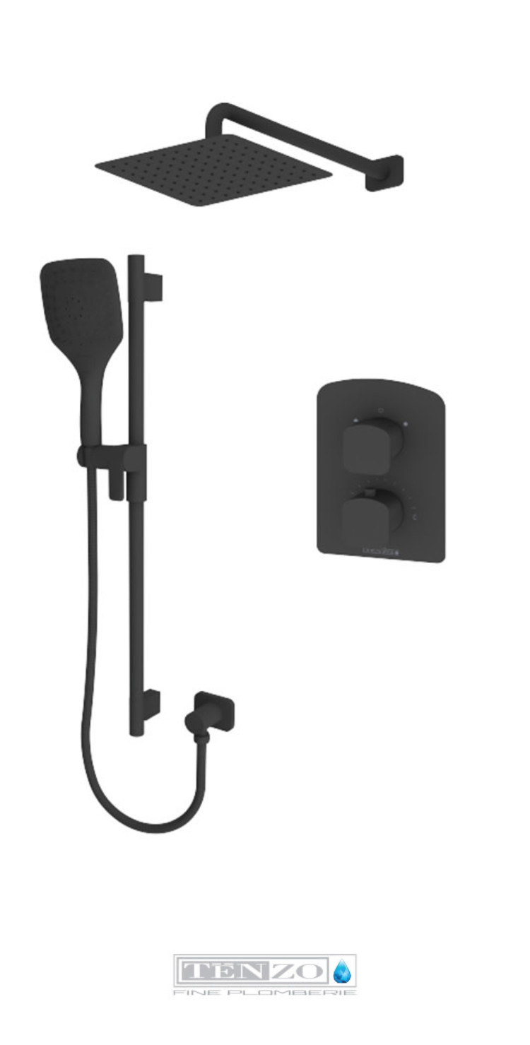 Tenzo Tenzo Delano Thermostatic 2-Way Shower Kit