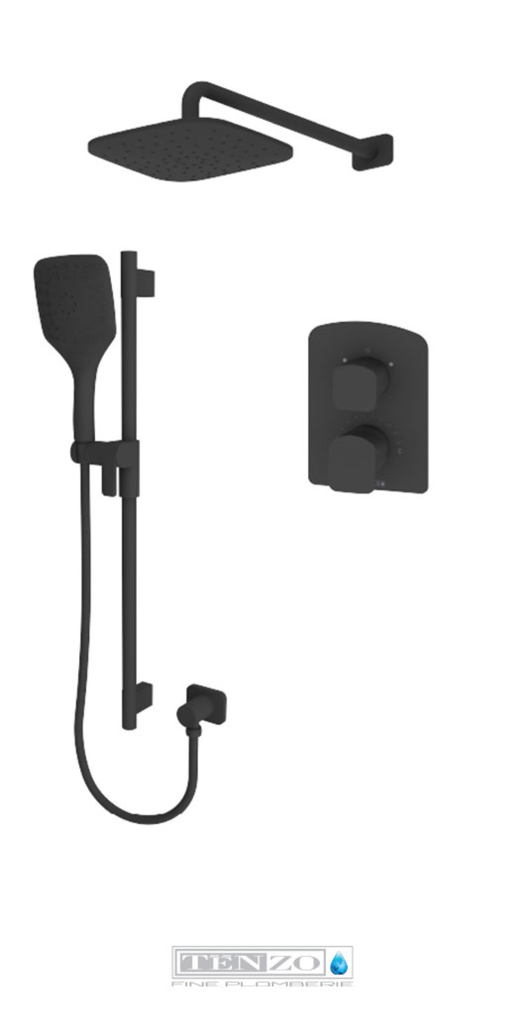 Tenzo Tenzo Delano Thermostatic 2-Way Shower Kit