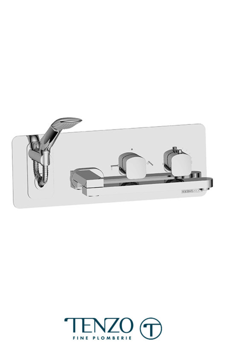 Tenzo Tenzo Delano Wall Mount Tub Filler With Swivel Arm