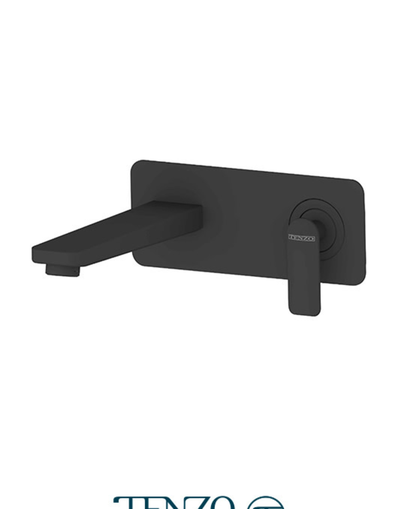 Tenzo Delano WallMount Lav Faucet w/ Drain Less Overflow Ck Tubs and