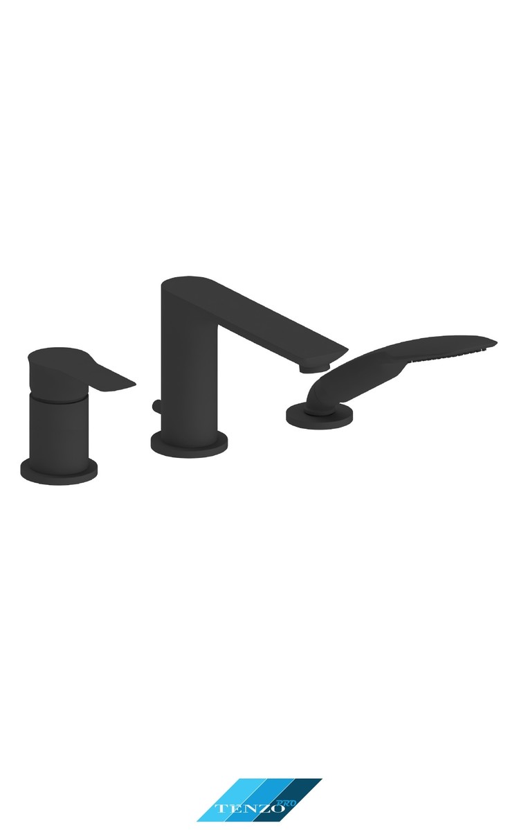 Tenzo Tenzo Pro Galia 3-Piece Deckmount Tub Filler