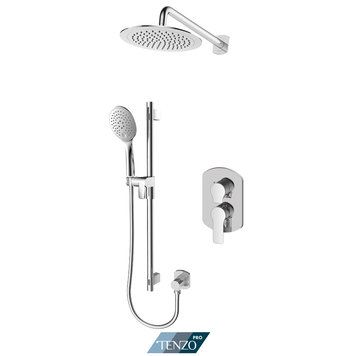 Tenzo Tenzo Pro Galia Round Rainhead/Handshower Kit