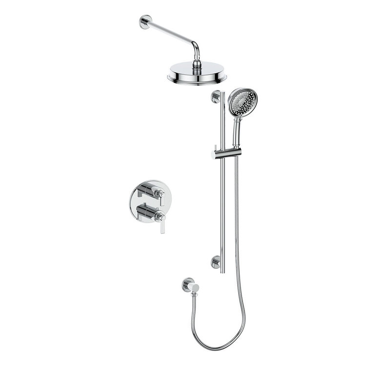 Vogt Vogt Zehn 2-Way Thermostatic Shower System-Handheld with Rainhead