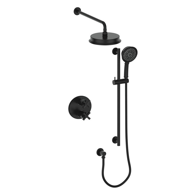 Vogt Vogt Zehn 2-Way Thermostatic Shower System-Handheld with Rainhead