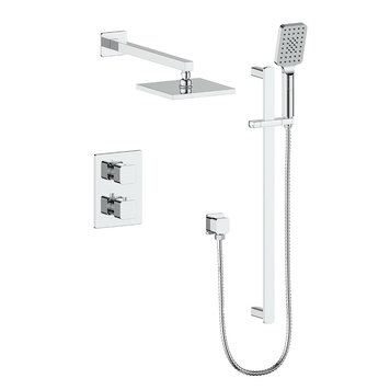 Vogt Vogt Niveau 2-Way Thermostatic Shower System- Handheld With Rainhead