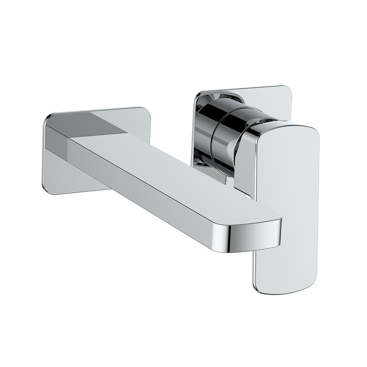 Vogt Vogt Niveau Wall-Mounted Lav Faucet Less Plate- Chrome