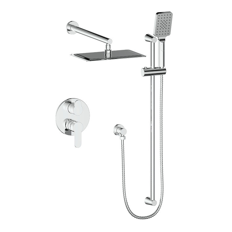 Vogt Vogt Lusten 2-Way Pressure Balanced Shower System- Handheld With Rainhead