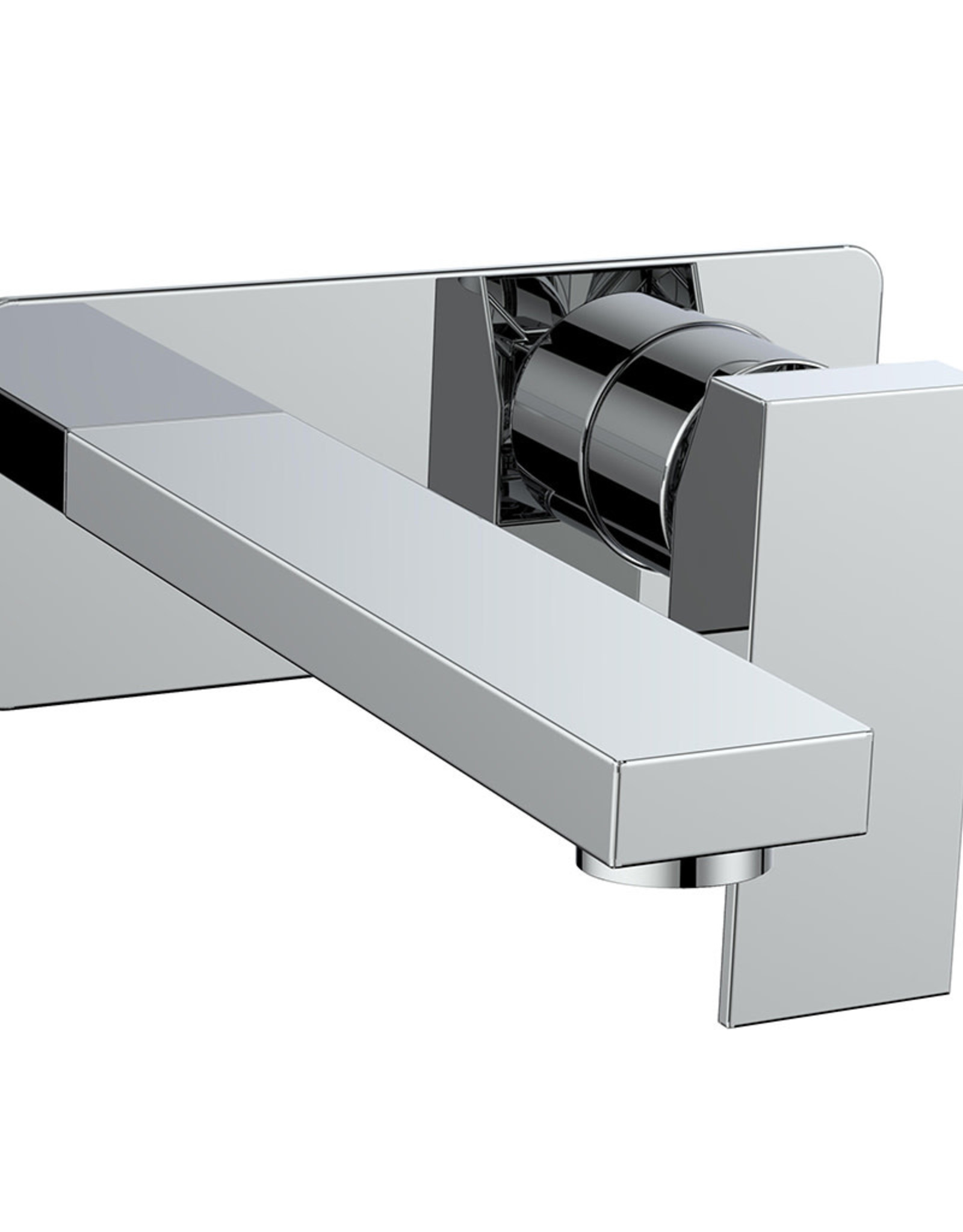 Vogt Kapfenberg Wall Mounted Lav Faucet With Backplate Ck Tubs and Taps