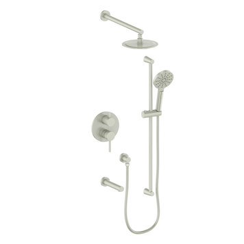 Vogt Vogt Worgl 3-Way Pressure Balance Tub/Shower Kit w/ 8" Rainhead