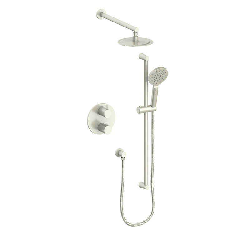Vogt VOGT WÖRGL - 2-WAY THERMOSTATIC SHOWER KIT- HANDHELD AND 8" RAINHEAD