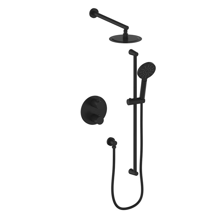 Vogt VOGT WÖRGL - 2-WAY THERMOSTATIC SHOWER KIT- HANDHELD AND 8" RAINHEAD