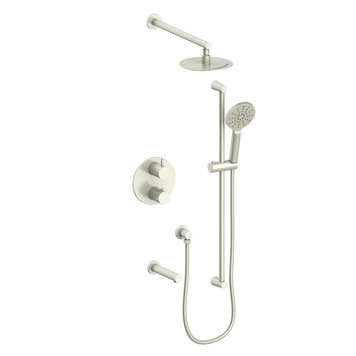 Vogt Vogt Worgl 3-Way Thermostatic Shower Kit w/ 8" Rainhead