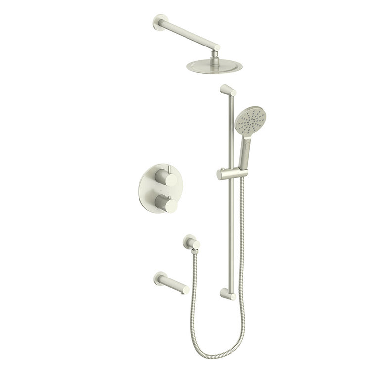 Vogt Vogt Worgl 3-Way Thermostatic Shower Kit w/ 8" Rainhead