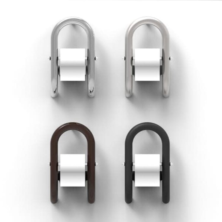 Invisia Invisia Toilet Roll Holder/Grab Bar