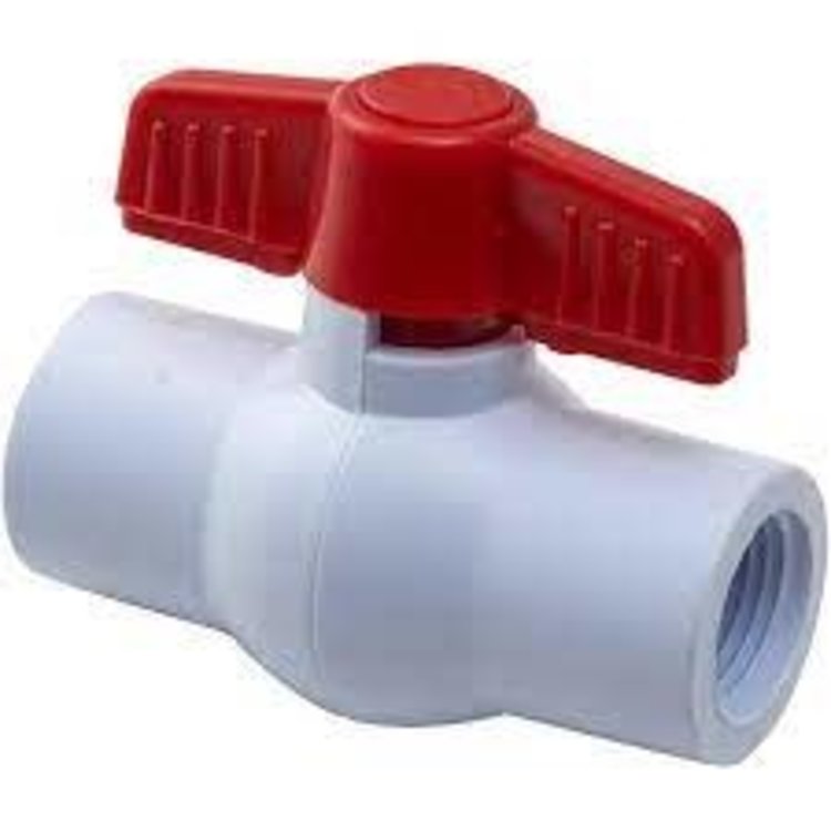 1" PVC Ball Valve Threaded