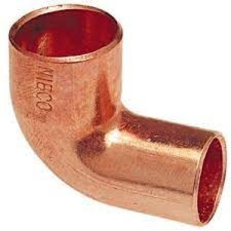 PHC Distribution 1" Copper 90 street