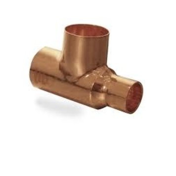 3/4" x 1/2" x 3/4" Copper Tee