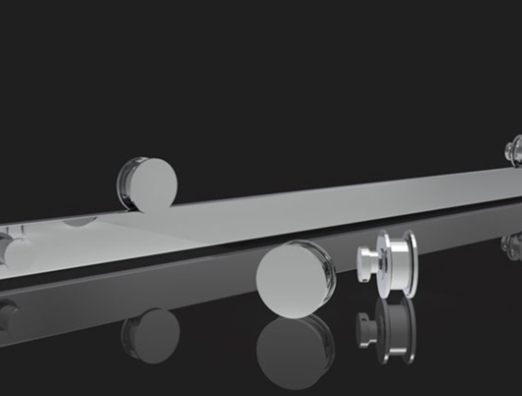 Fleurco Fleurco Horizon In-Line 48" Sliding Door with Fixed Panel