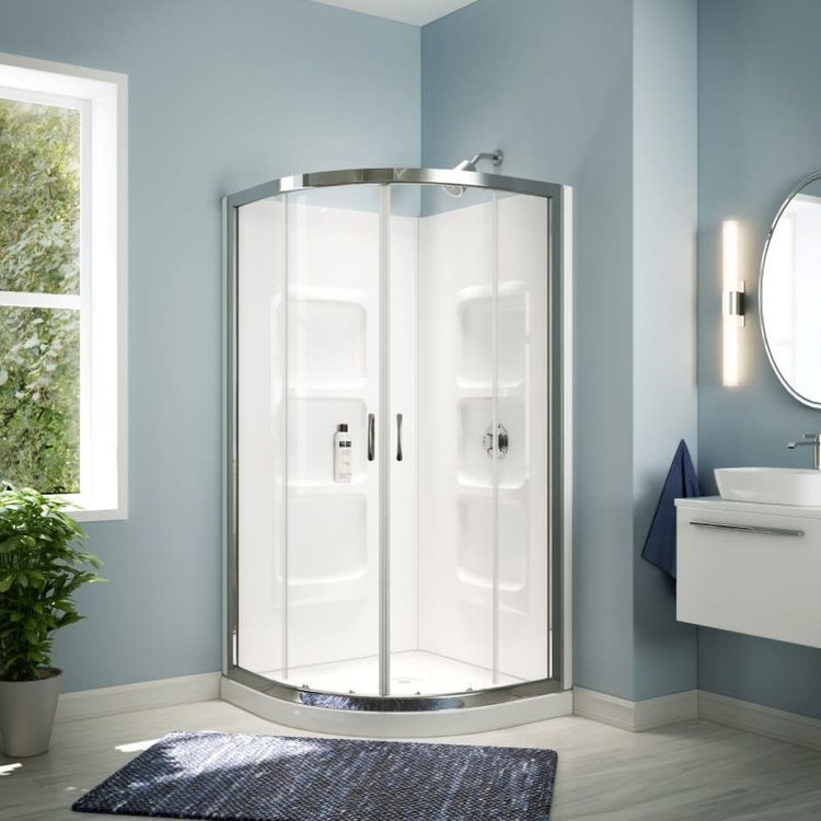 Bain Signature Bain Signature Marshall Corner Shower Unit W/ Wall Kit