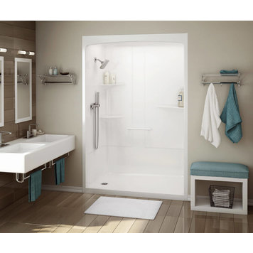 Maax Maax Allia 5' Shower Left Seat/Right Drain White 1pc